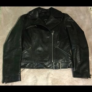 Express Black Leather Jacket